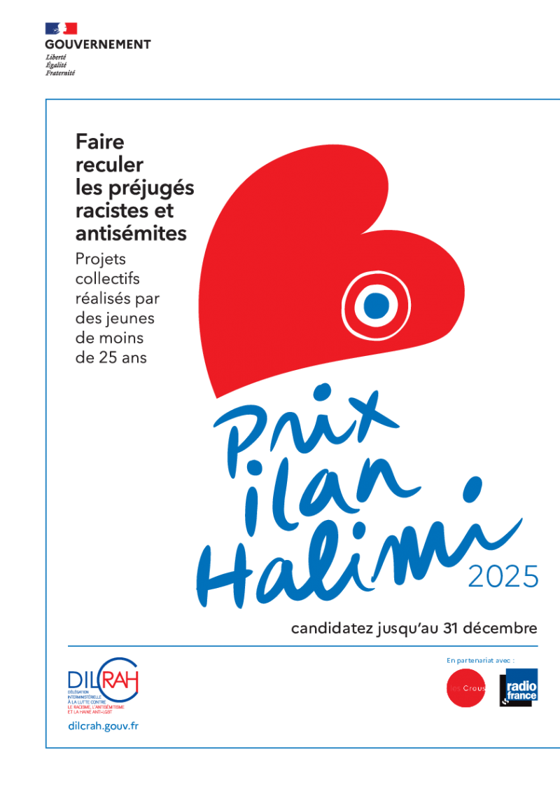 Affiche officielle Prix Halimi 2025